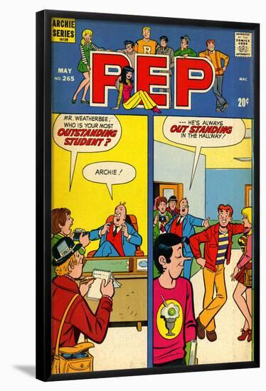 Archie Comics Retro: Pep Comic Book Cover No.265 (Aged)-null-Framed Poster