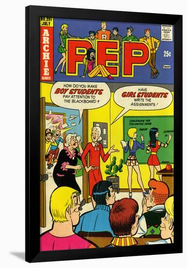 Archie Comics Retro: Pep Comic Book Cover No.291 (Aged)-null-Framed Poster