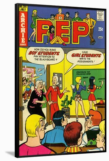 Archie Comics Retro: Pep Comic Book Cover No.291 (Aged)-null-Framed Poster
