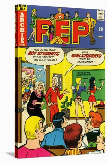 Archie Comics Retro: Pep Comic Book Cover No.291 (Aged)-null-Stretched Canvas