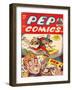 Archie Comics Retro: Pep Comic Book Cover No.47 (Aged)-null-Framed Art Print