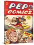 Archie Comics Retro: Pep Comic Book Cover No.47 (Aged)-null-Stretched Canvas