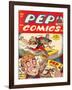 Archie Comics Retro: Pep Comic Book Cover No.47 (Aged)-null-Framed Art Print