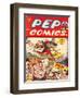 Archie Comics Retro: Pep Comic Book Cover No.47 (Aged)-null-Framed Art Print