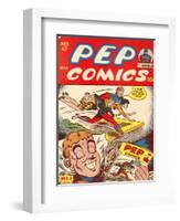 Archie Comics Retro: Pep Comic Book Cover No.47 (Aged)-null-Framed Art Print