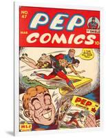 Archie Comics Retro: Pep Comic Book Cover No.47 (Aged)-null-Framed Art Print