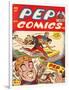 Archie Comics Retro: Pep Comic Book Cover No.47 (Aged)-null-Framed Art Print