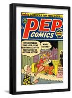 Archie Comics Retro: Pep Comic Book Cover No.94 (Aged)-Bill Vigoda-Framed Art Print