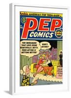 Archie Comics Retro: Pep Comic Book Cover No.94 (Aged)-Bill Vigoda-Framed Art Print