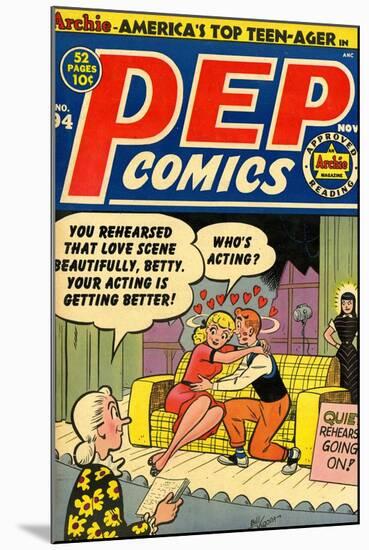 Archie Comics Retro: Pep Comic Book Cover No.94 (Aged)-Bill Vigoda-Mounted Art Print
