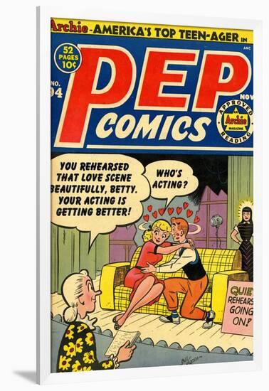 Archie Comics Retro: Pep Comic Book Cover No.94 (Aged)-Bill Vigoda-Framed Art Print