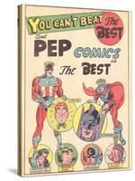 Archie Comics Retro: Pep comics Advertisement (Aged)-null-Stretched Canvas