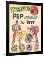 Archie Comics Retro: Pep comics Advertisement (Aged)-null-Framed Poster