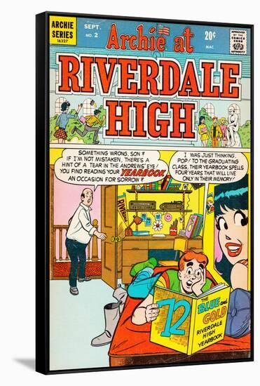 Archie Comics Retro: Riverdale High Comic Book Cover No.2 (Aged)-null-Framed Stretched Canvas