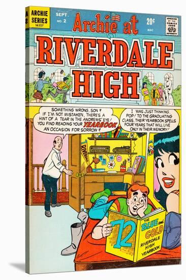 Archie Comics Retro: Riverdale High Comic Book Cover No.2 (Aged)-null-Stretched Canvas