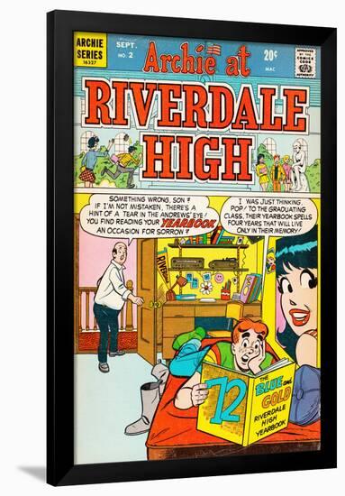 Archie Comics Retro: Riverdale High Comic Book Cover No.2 (Aged)-null-Framed Poster