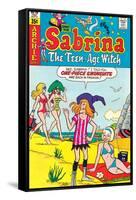 Archie Comics Retro: Sabrina The Teenage Witch Comic Book Cover No.48 (Aged)-null-Framed Stretched Canvas