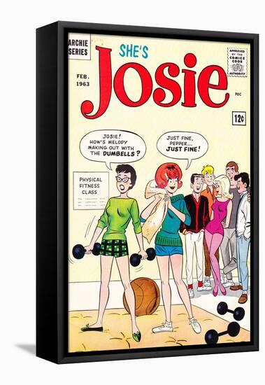 Archie Comics Retro: She's Josie Comic Book Cover No.1 (Aged)-Dan DeCarlo-Framed Stretched Canvas