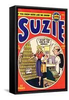 Archie Comics Retro: Suzie Comic Book Cover No.76 (Aged)-null-Framed Stretched Canvas