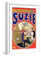 Archie Comics Retro: Suzie Comic Book Cover No.76 (Aged)-null-Framed Art Print