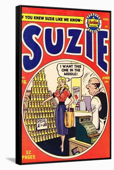 Archie Comics Retro: Suzie Comic Book Cover No.76 (Aged)-null-Framed Stretched Canvas