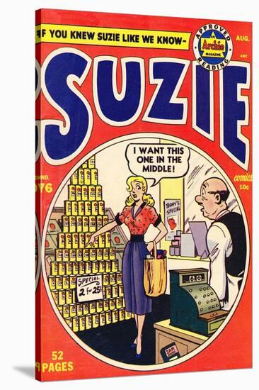 Archie Comics Retro: Suzie Comic Book Cover No.76 (Aged)-null-Stretched Canvas