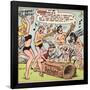 Archie Comics Retro: The Archies Comic Panel; The Prehistoric Archies (Aged)-null-Framed Poster