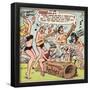 Archie Comics Retro: The Archies Comic Panel; The Prehistoric Archies (Aged)-null-Framed Poster