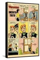 Archie Comics Retro: Veronica Comic Strip; Uncouth Truth (Aged)-null-Framed Stretched Canvas