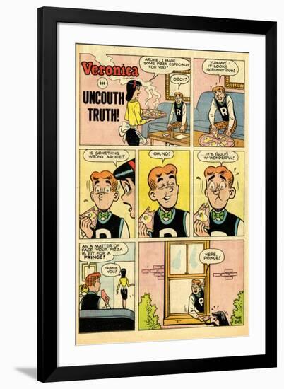 Archie Comics Retro: Veronica Comic Strip; Uncouth Truth (Aged)-null-Framed Art Print