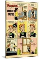 Archie Comics Retro: Veronica Comic Strip; Uncouth Truth (Aged)-null-Mounted Art Print