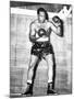 Archie Moore at Kenwood Camp, While Training for His Match with Rocky Marciano-null-Mounted Photo