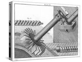 Archimedean Screws for Raising Water from One Level to Another, 1805-null-Stretched Canvas