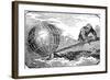 Archimedes (C287-212 B), Ancient Greek Mathematician and Inventor, 1824-null-Framed Giclee Print