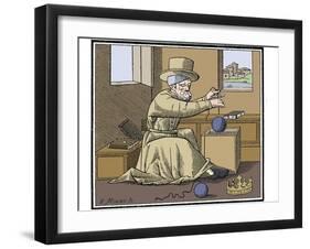 Archimedes (C287-212 BC), Ancient Greek Mathematician and Inventor, 1866-null-Framed Giclee Print