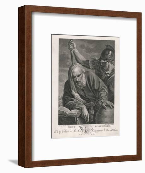 Archimedes Greek Mathematician and Inventor-null-Framed Art Print