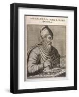 Archimedes Greek Mathematician and Inventor-Andre Thevet-Framed Art Print