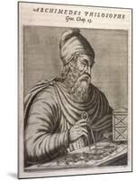 Archimedes Greek Mathematician and Inventor-Andre Thevet-Mounted Art Print