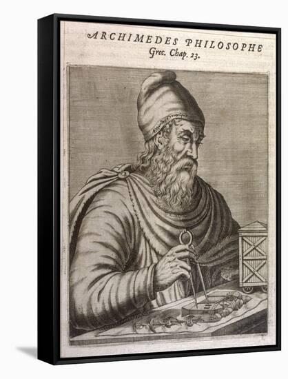 Archimedes Greek Mathematician and Inventor-Andre Thevet-Framed Stretched Canvas