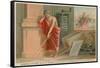 Archimedes, Greek Scientist, Mathematician and Inventor of the 3rd Century BC-null-Framed Stretched Canvas