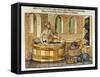 Archimedes in His Bath, 1547-Archimedes Archimedes-Framed Stretched Canvas