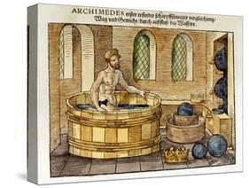 Archimedes in His Bath, 1547-Archimedes Archimedes-Stretched Canvas