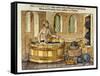 Archimedes in His Bath, 1547-Archimedes Archimedes-Framed Stretched Canvas