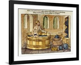 Archimedes in His Bath, 1547-Archimedes Archimedes-Framed Giclee Print