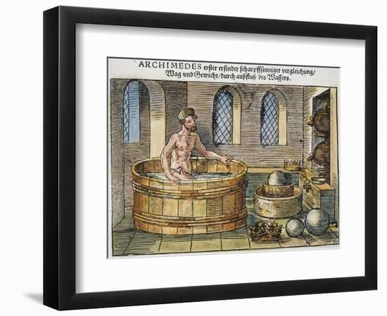 Archimedes-null-Framed Giclee Print