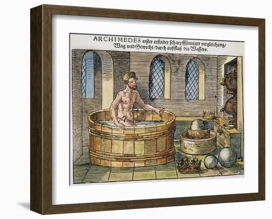 Archimedes-null-Framed Giclee Print