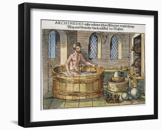 Archimedes-null-Framed Giclee Print