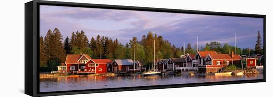 Archipelago Fishing Village on Alnoen Sweden-null-Framed Stretched Canvas