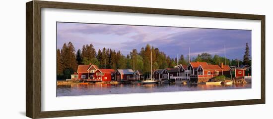 Archipelago Fishing Village on Alnoen Sweden-null-Framed Photographic Print