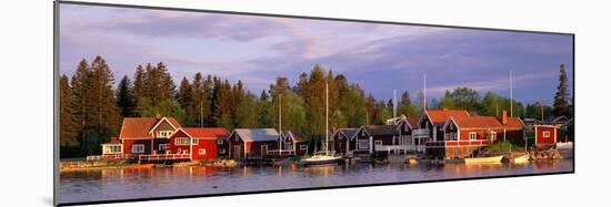 Archipelago Fishing Village on Alnoen Sweden-null-Mounted Photographic Print